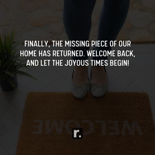 Welcome Home Quotes