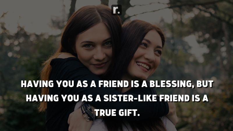 Sister love.  Friends like sisters, Friends like sisters quotes,  Sister quotes